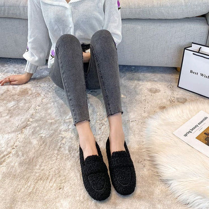 Stilfulde fluffy sandaler til kvinder