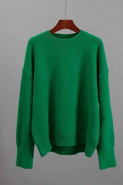 Basic kashmir-sweater til damer