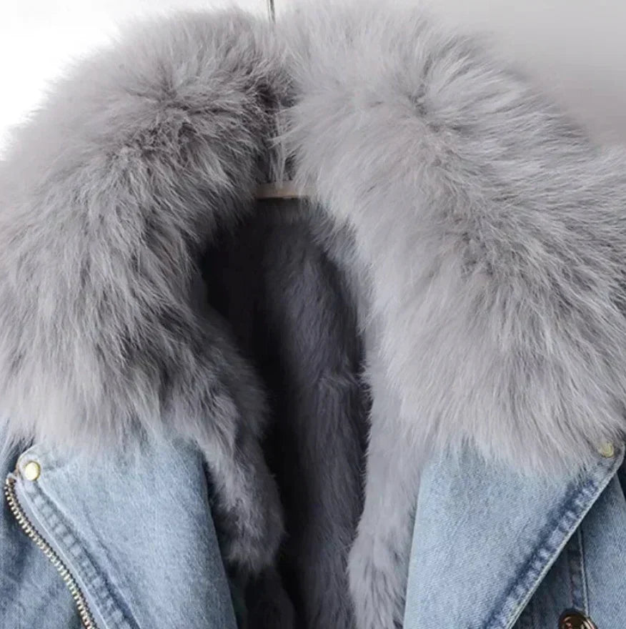 Elegant denimjakke til kvinder