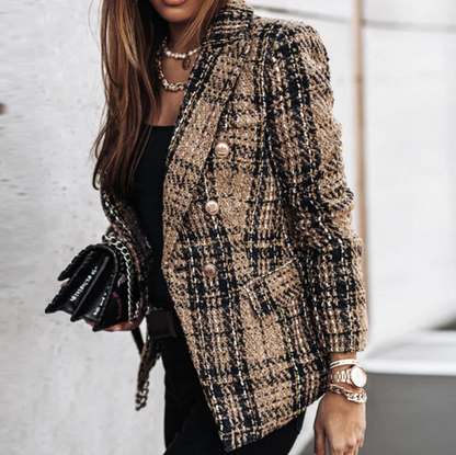 Chic ternet blazer til kvinder