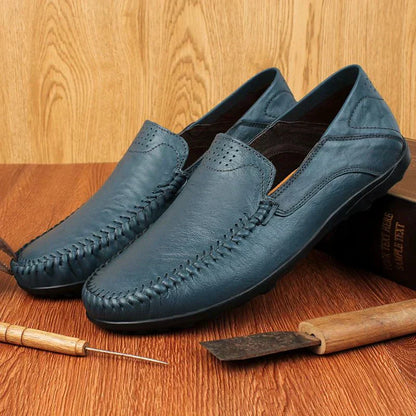 Smarte loafers i læder til mænd