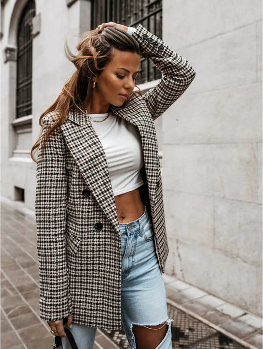 Ubesværet street style Chic blazer