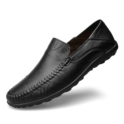 Smarte loafers i læder til mænd