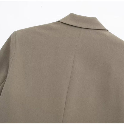 Stilfuld blazer i overstørrelse til kvinder