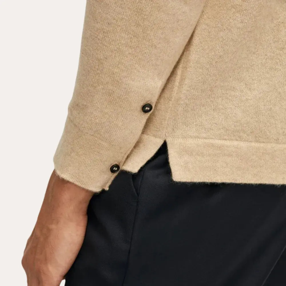 Beige sweater til mænd