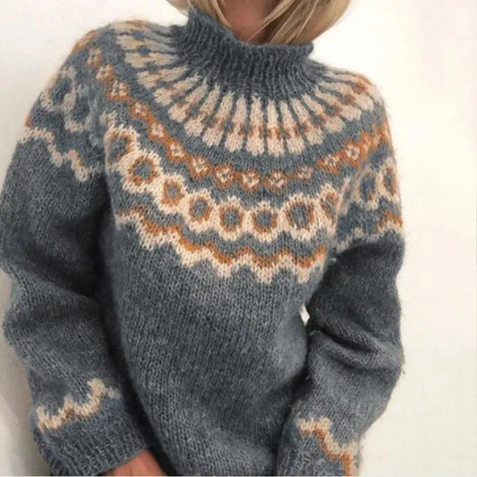Dekker Turtleneck | Stilfuld strikket nordisk vintertrøje til kvinder
