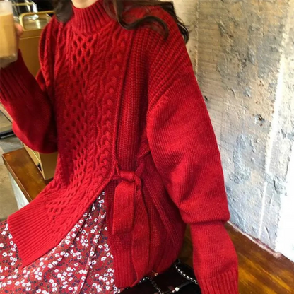 Elegant strikket sweater til kvinder