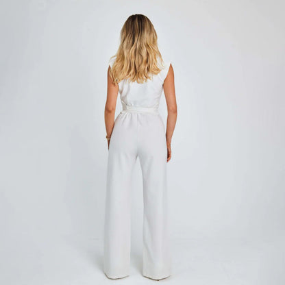Moderigtigt jumpsuit med løse ben til damer