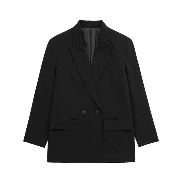 Stilfuld blazer i overstørrelse til kvinder