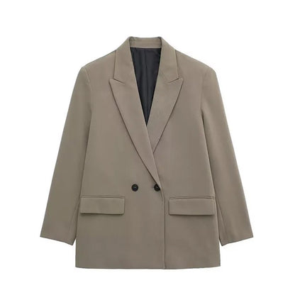 Stilfuld blazer i overstørrelse til kvinder