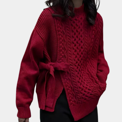 Elegant strikket sweater til kvinder