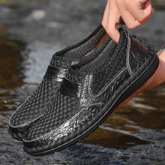 Åndbare loafers til mænd