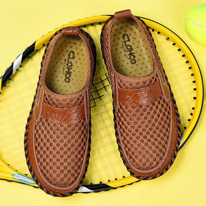 Åndbare loafers til mænd
