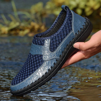 Åndbare loafers til mænd