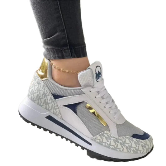 Sportssko med stor kile til kvinder