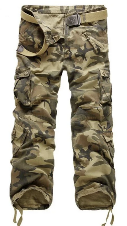 Cargo-bukser med otte lommer