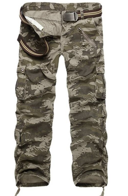 Cargo-bukser med otte lommer