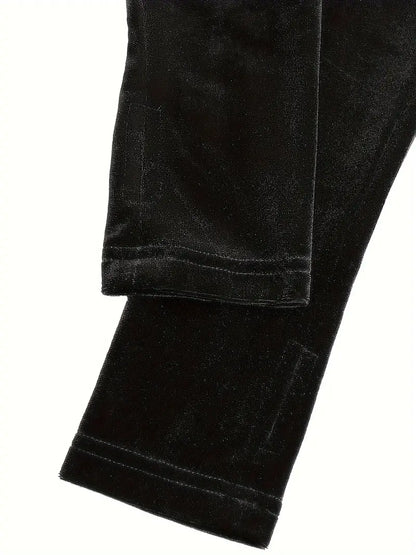 Jumpsuit i fløjl med hætte til kvinder