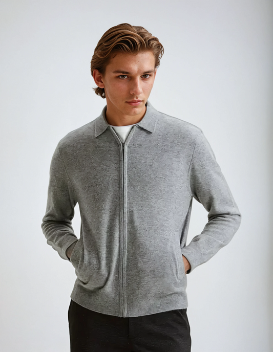 Grå sweater til mænd
