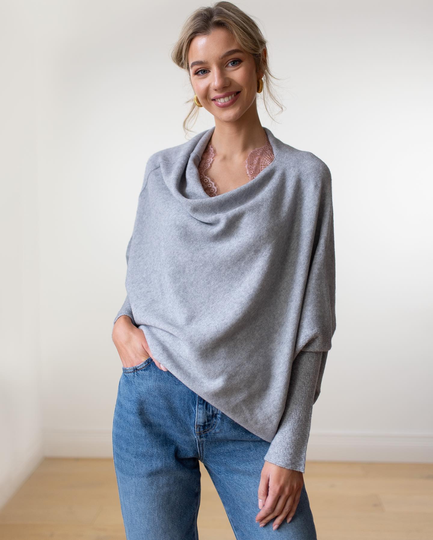 Elegant Off Skulder-sweater til damer