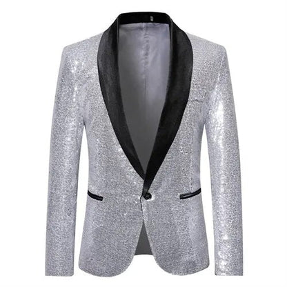 Stilfuld Squin Blazer til herrer