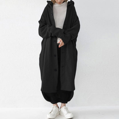 Stor trenchcoat med brede ben til kvinder