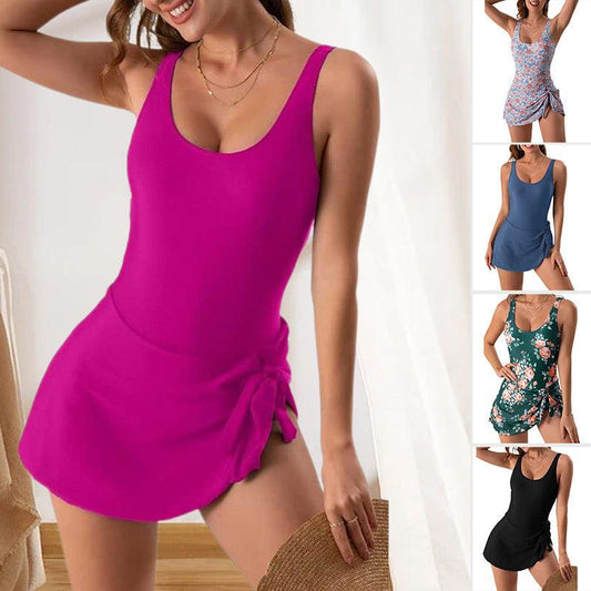 Slim Fit-badedragt i ét stykke med mavekontrol til kvinder