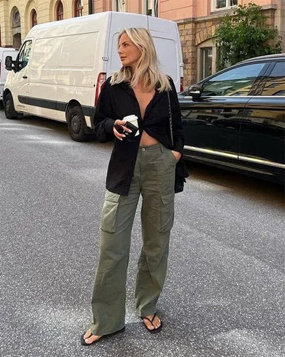 Straight Fit Cargo Pants