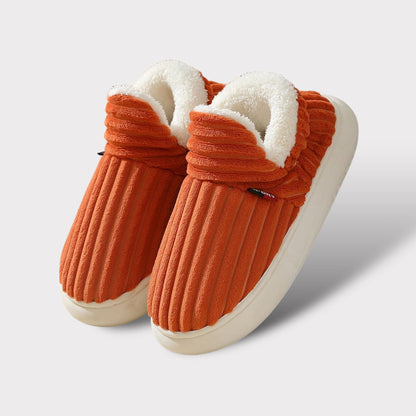 Fluffy vintertøfler til kvinder