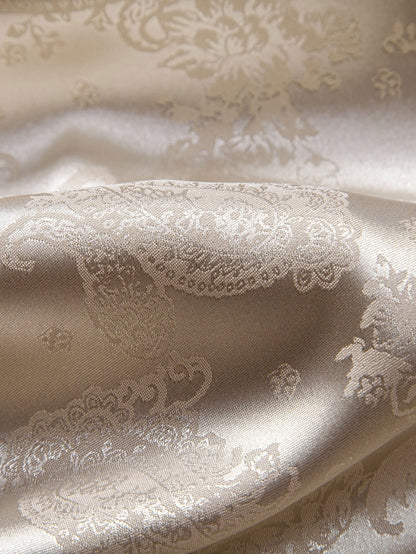 Satinskjorte med paisley-print til mænd