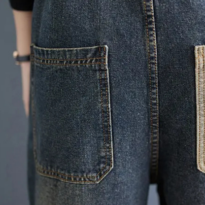 Elegant denim-jumpsuit til kvinder