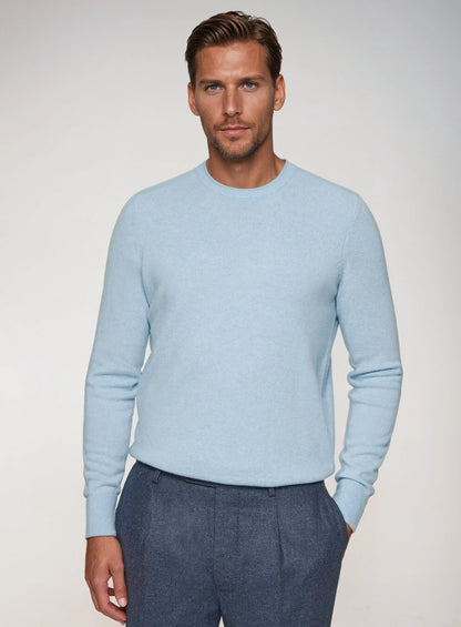Premium Lyseblå sweater til mænd