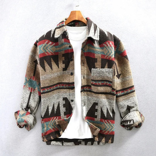 Vintage flannelskjorte til herrer