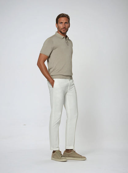 Premium khaki poloshirt