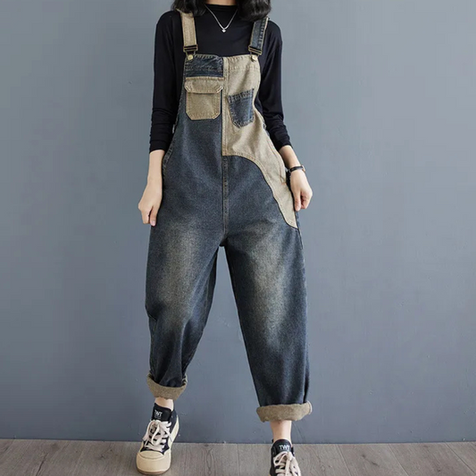 Elegant denim-jumpsuit til kvinder