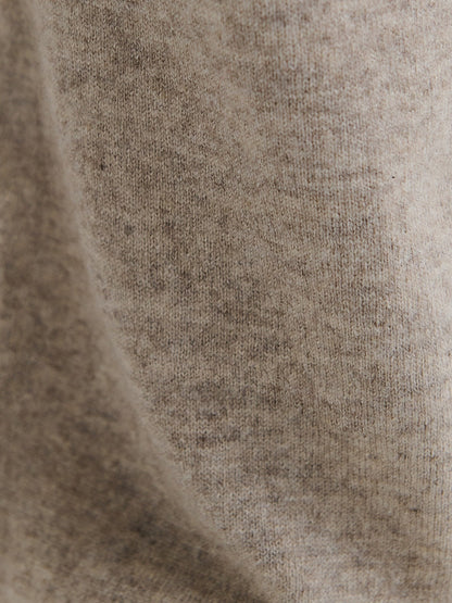 Raffinerede kashmirbukser i beige
