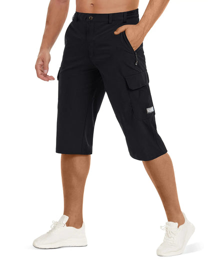 Letvægts og hurtigtørrende cargo shorts til mænd