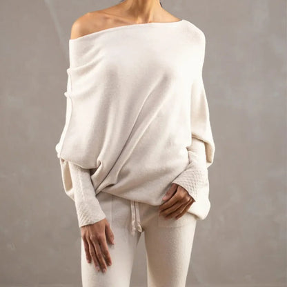 Elegant Off Skulder-sweater til damer