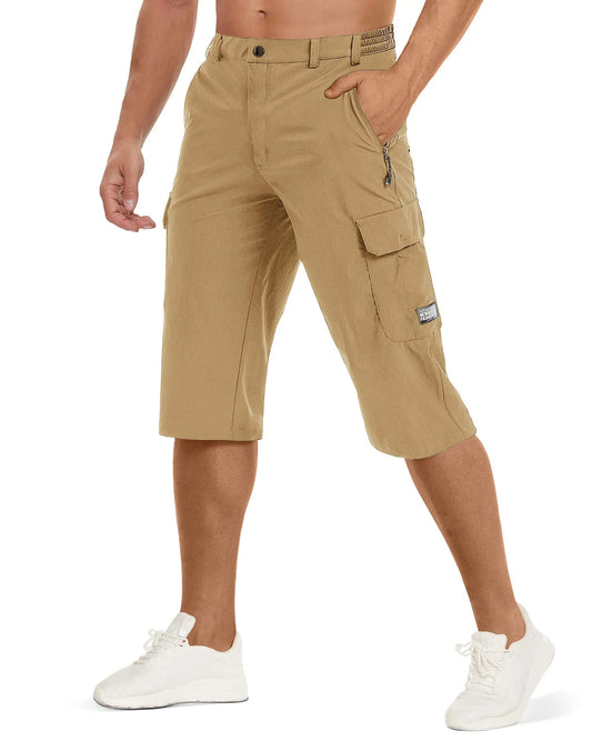 Letvægts og hurtigtørrende cargo shorts til mænd