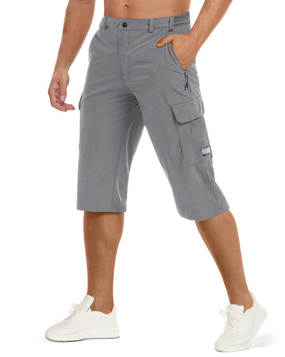 Letvægts og hurtigtørrende cargo shorts til mænd