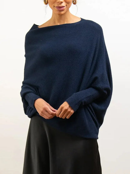 Elegant Off Skulder-sweater til damer