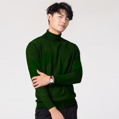 Kashmir-sweater med Col til mænd i old-money-stil